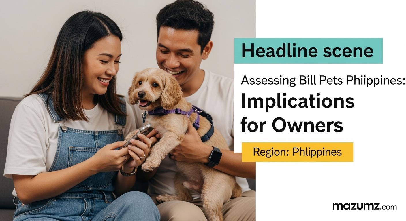 Veterinarian speaking with a Filipino family about pet policy in a clinic setting.