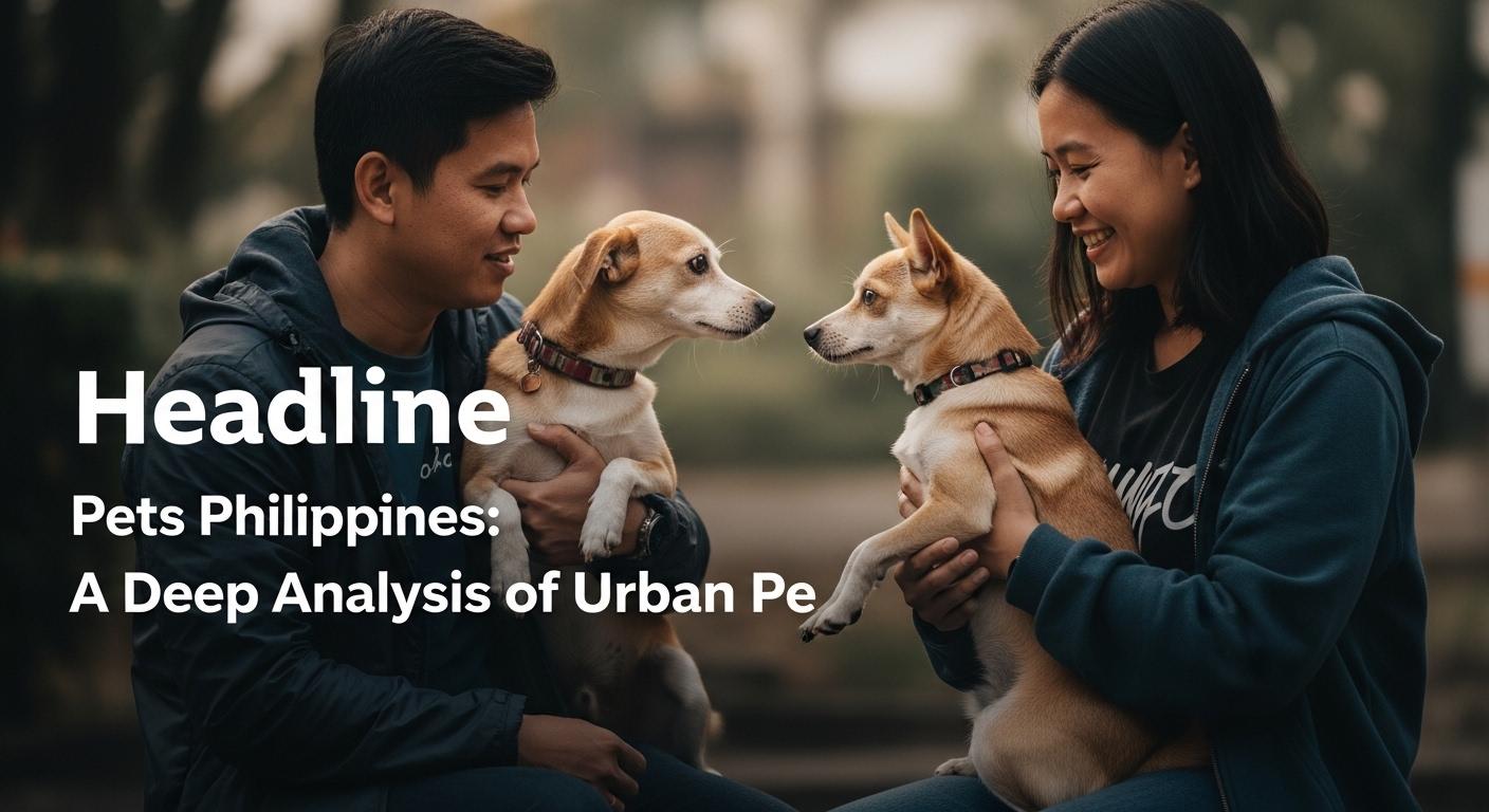 Urban Philippines street scene with a dog and owner, illustrating everyday pet companionship in a city environment.