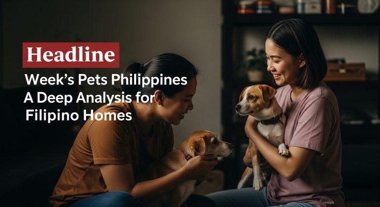 Filipino family with pets in a sunlit living room with a city view.