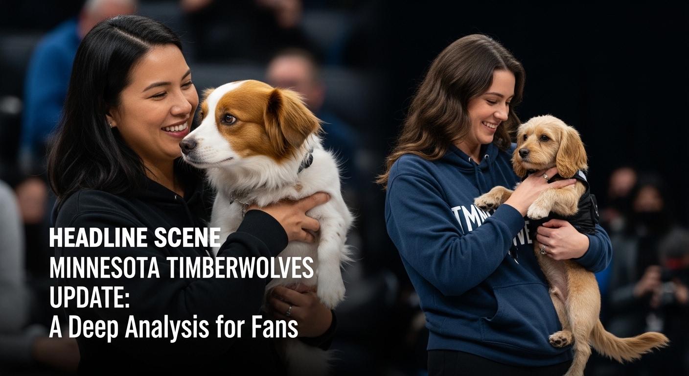 Editorial illustration showing a basketball court blending into a pet play area to reflect in-depth sports analysis for